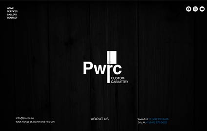pwrc - طراحی سایت